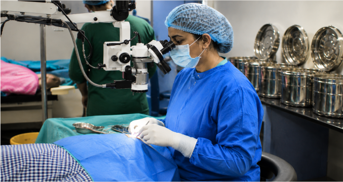 contribution for cataract operation